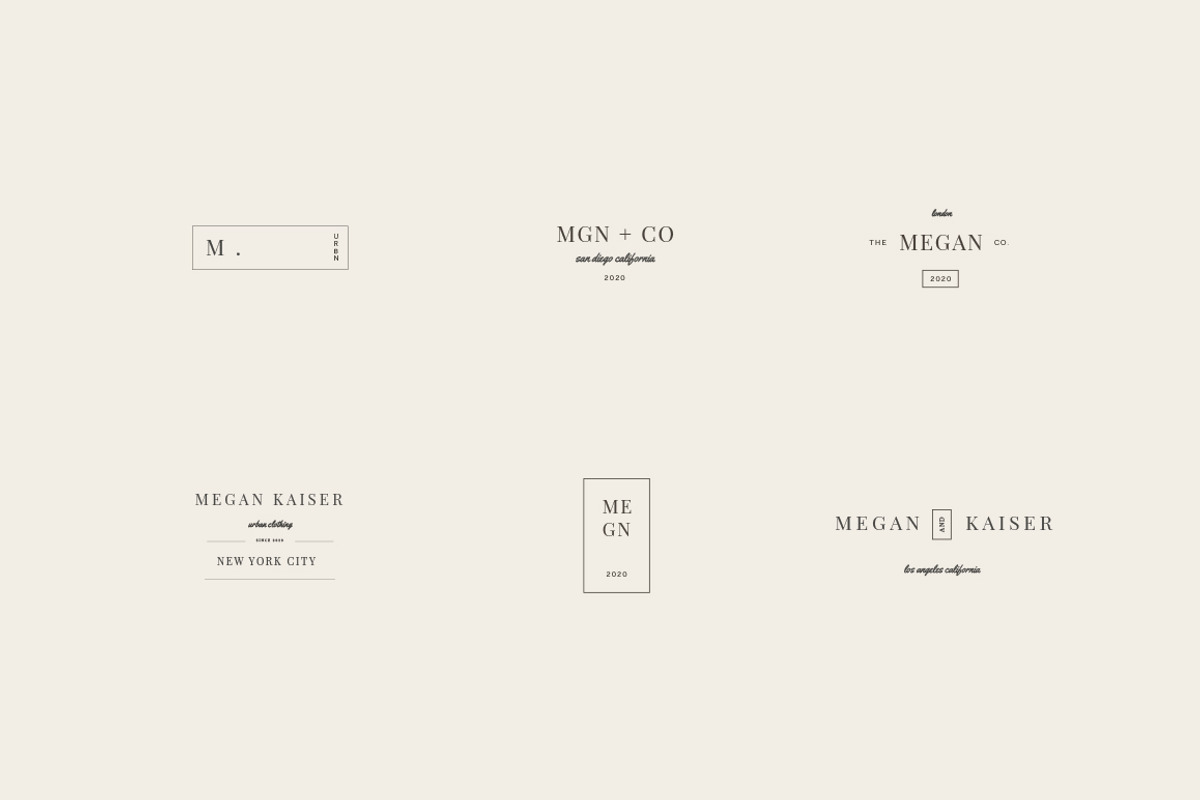 Megan Co Logo Kit, a Branding & Logo Template by Design District (Photo 11 of 12)