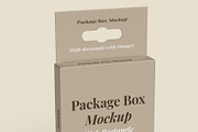 Package Box Mockup with Hanger, a Packaging Mockup by Illusiongraphic (Thumbnail 13 of 19)