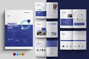 Project Proposal Template, a Brochure Template by NorthPeak