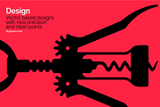 Kitchen Utensils - Modern Graphics, a Food Illustration by illugrama (Thumbnail 3 of 16)