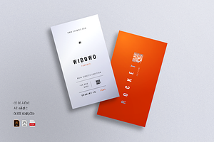 5 in 1 Vertical Luxury Business Card, a Business Card Template by Ctrl space studio