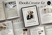 Aesthetic Ebook Template CANVA, a Magazine Template by Studio Loire (Thumbnail 1 of 17)