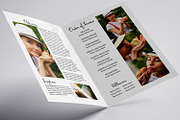 Funeral Program Template, a Brochure Template by retrographix (Thumbnail 2 of 3)