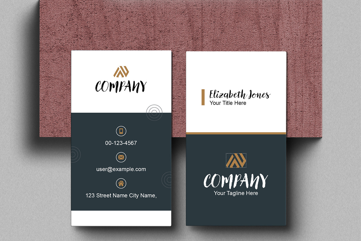 Modern Business Card Layout, a Business Card Template by MightyDesign (Photo 2 of 6)