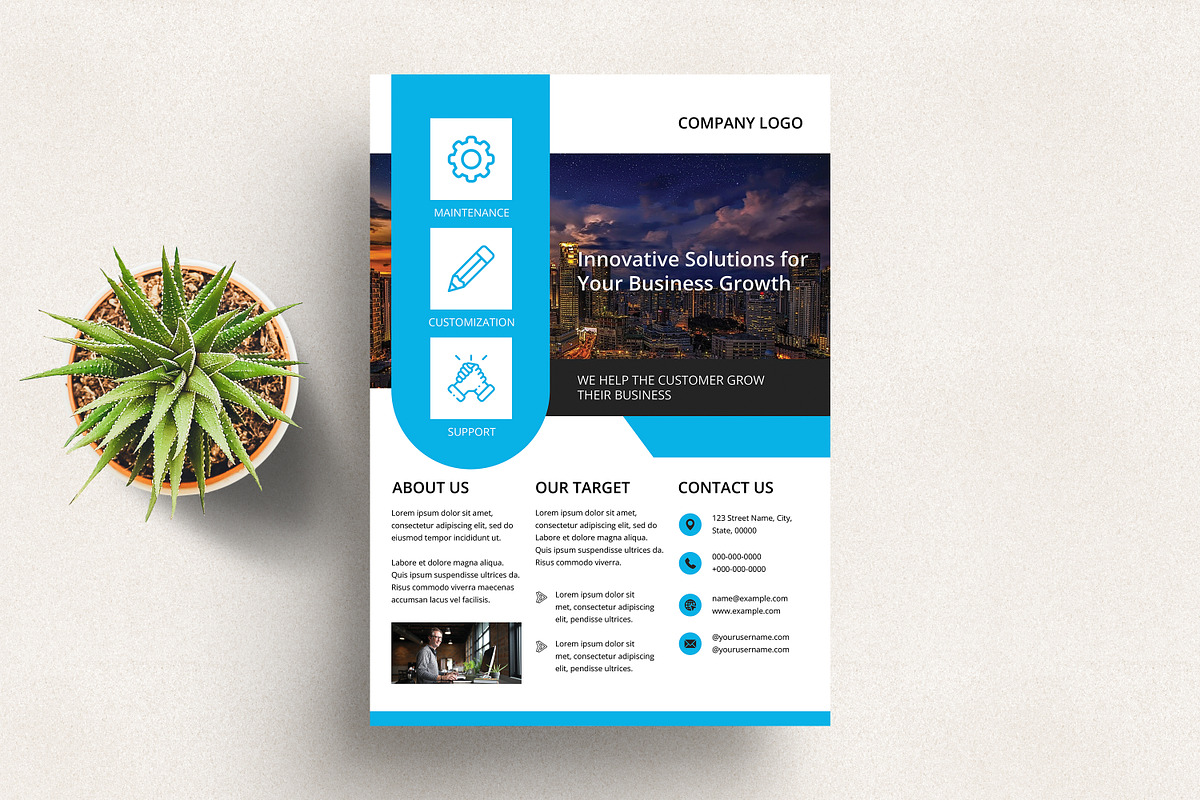 Corporate Flyer, a Flyer Template by SmmrDesign (Photo 4 of 4)