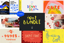 Font Bundle 50%Off-Latine & Cyrillic