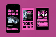 Music Instagram Template, a Social Media Template by graphicook (Thumbnail 3 of 3)