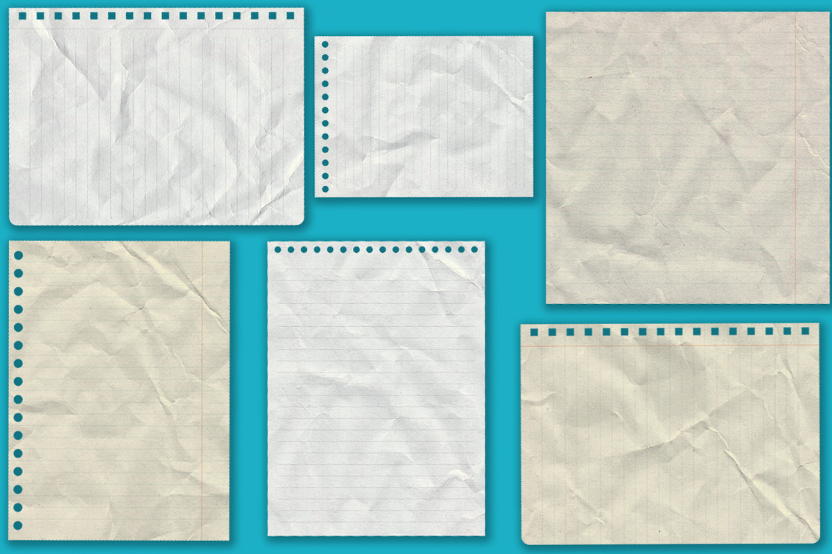 Notebook paper set, a Texture Graphic by Anastasia Koba (Photo 6 of 8)