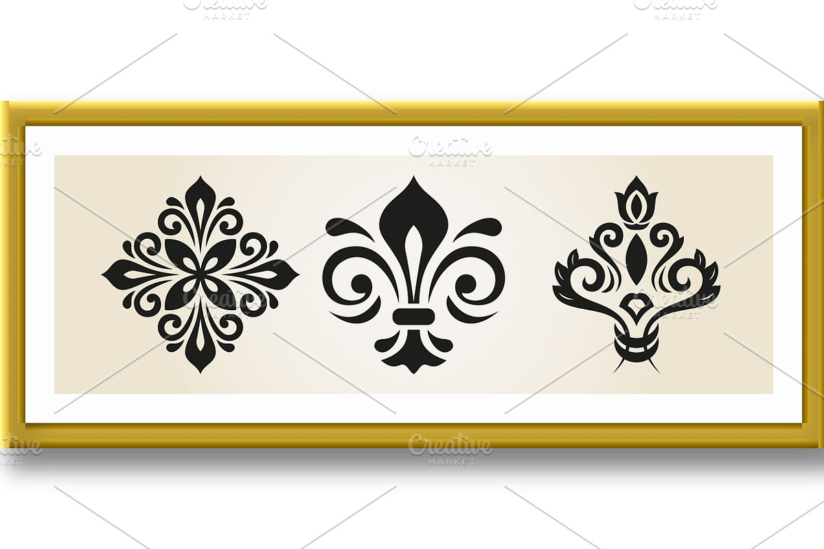 Vintage Big Set of Vector Patterns, a Decorative Illustration by FineArtStudio (Photo 3 of 3)