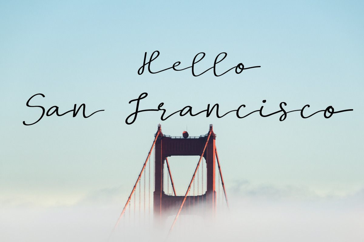 New! Pamela | Script Font preview 3