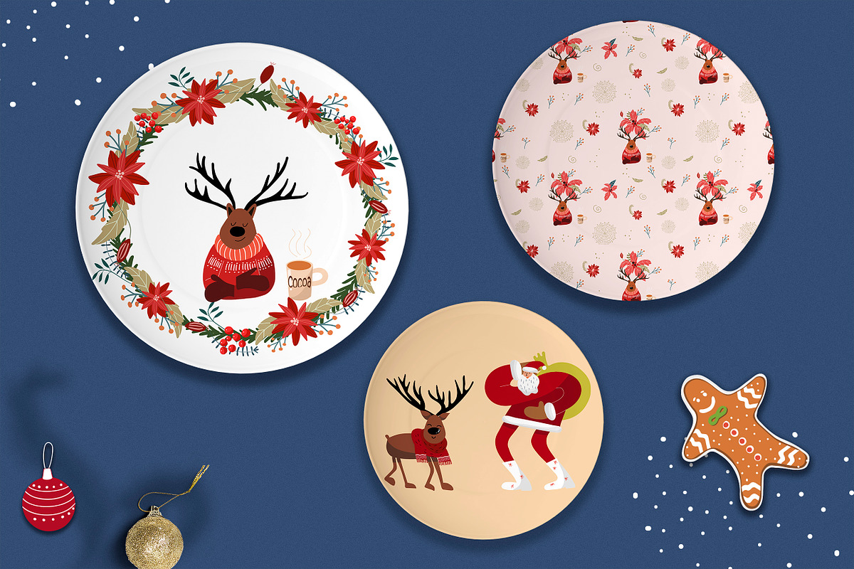 Christmas hand drawn clipart, an Animal Illustration by NataLyaroArt (Photo 10 of 13)
