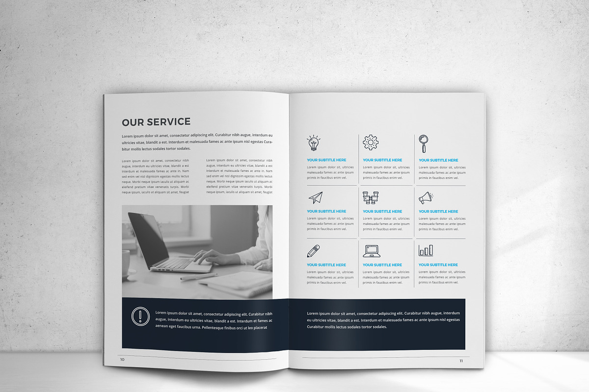 The Annual Report, a Brochure Template by design_pick (Photo 11 of 22)