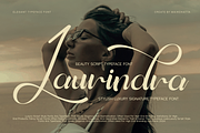 Laurindra - Luxury Script Font, a Script Font by MaikoHatta (Thumbnail 1 of 7)