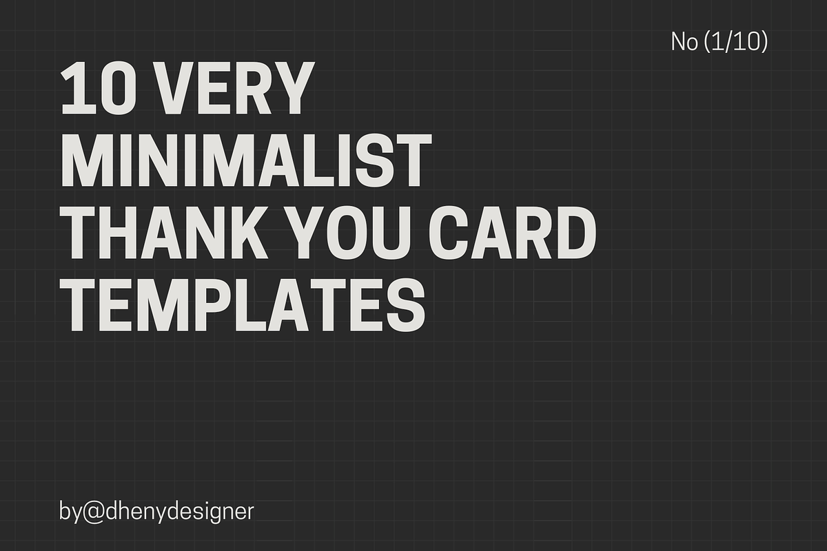 Card Template Thank You, a Graphic by Dheny Designer (Photo 1 of 10)