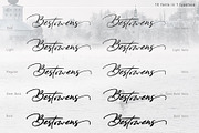 Bestowens Family, a Script Font by Letterara (Thumbnail 5 of 16)
