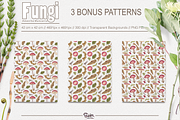 Fungi watercolor, an Illustration by Soir Creative (Thumbnail 3 of 3)