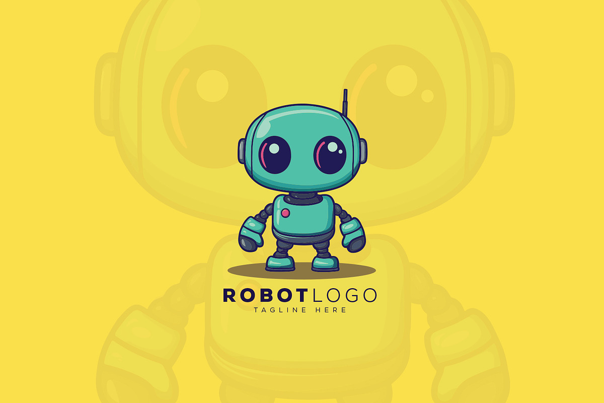 Robot Logo, a Branding & Logo Template by Xoovion