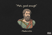 Meh, Good Enough -Mediocrates, an Object Graphic by SharpMarketplace (Thumbnail 2 of 5)