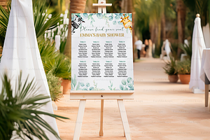 Wedding Ceremony Welcome Sign Mockup