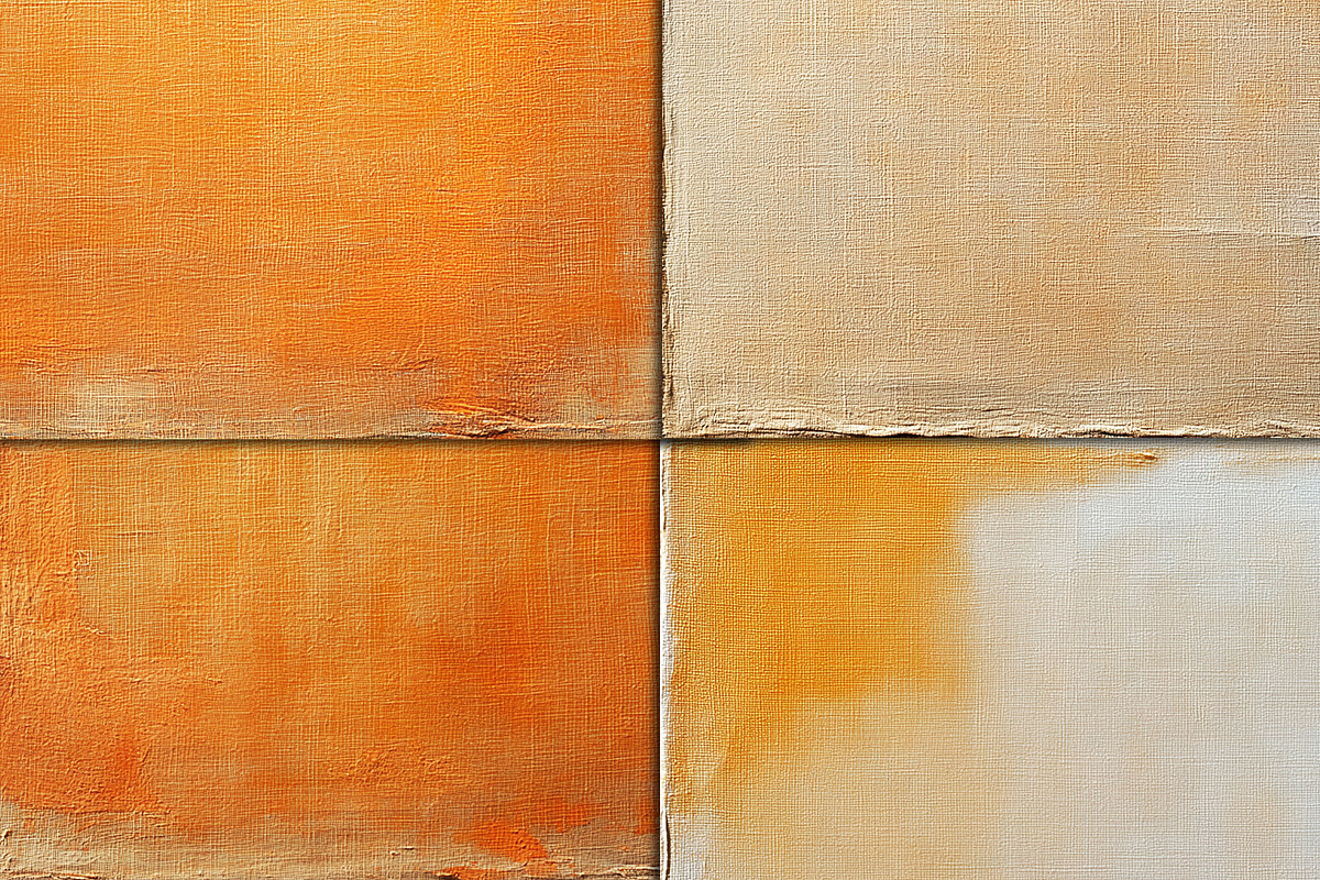 Orange Linen Canvas Digital Textures, a Texture Graphic by Area (Photo 5 of 18)