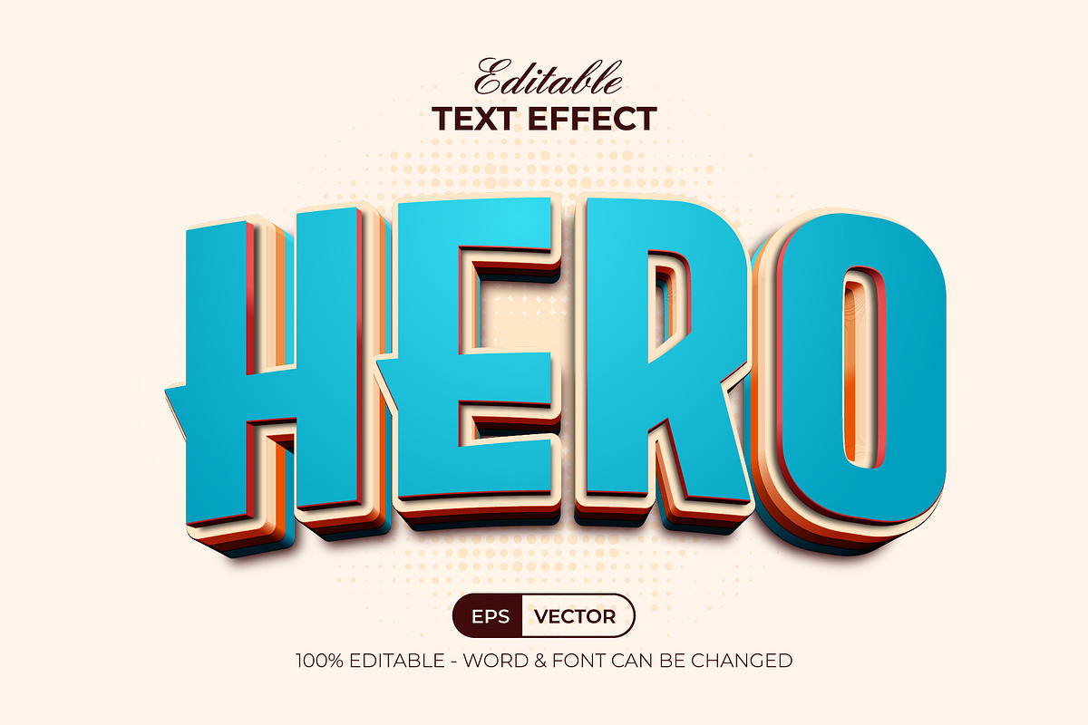 3D Text Effect Layered Colorful Styl, a Layer Style Add-On by Mockmenot