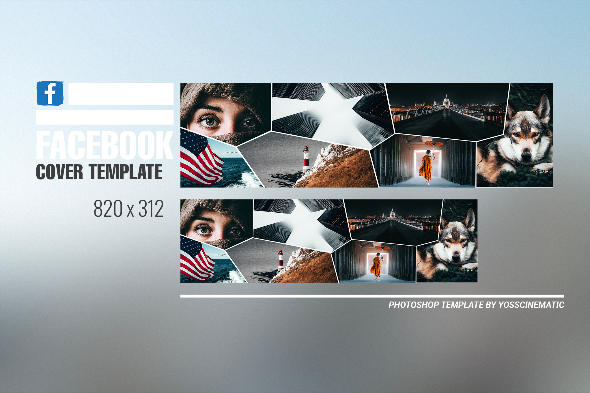 Facebook Cover  Facebook Banner by Yosscinematic  Creative Market