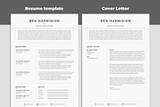 Cv template, a Resume Template by paulresume (Thumbnail 2 of 4)