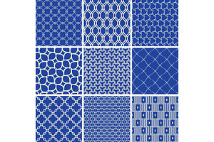 Set of Vector Seamless Geometric, a Pattern Graphic by FineArtStudio