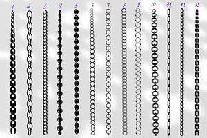 Procreate Chains Jewelry Brushes