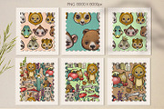 SEAMLESS PATTERNS  PRINTS  CLIPART, an Animal Illustration by TanyaSchuka (Thumbnail 11 of 21)