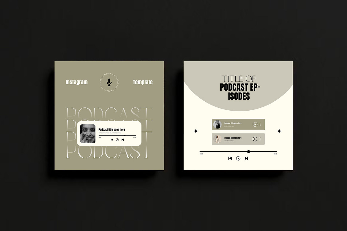 Podcast | Social Media Post, a Social Media Template by KreateTribe (Photo 7 of 9)