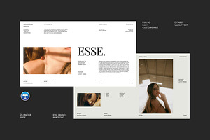 ESSE - Brand Portfolio Template, a Presentation Template by Creatorism