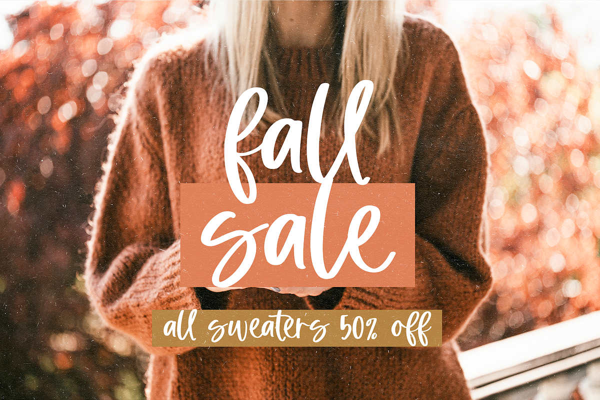 Pumpkin Harvest | Modern Script Font, a Script Font by KA Designs (Photo 4 of 17)