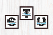 Floral Split Monogram Flower Font, a Font by SavanasDesign (Thumbnail 9 of 10)