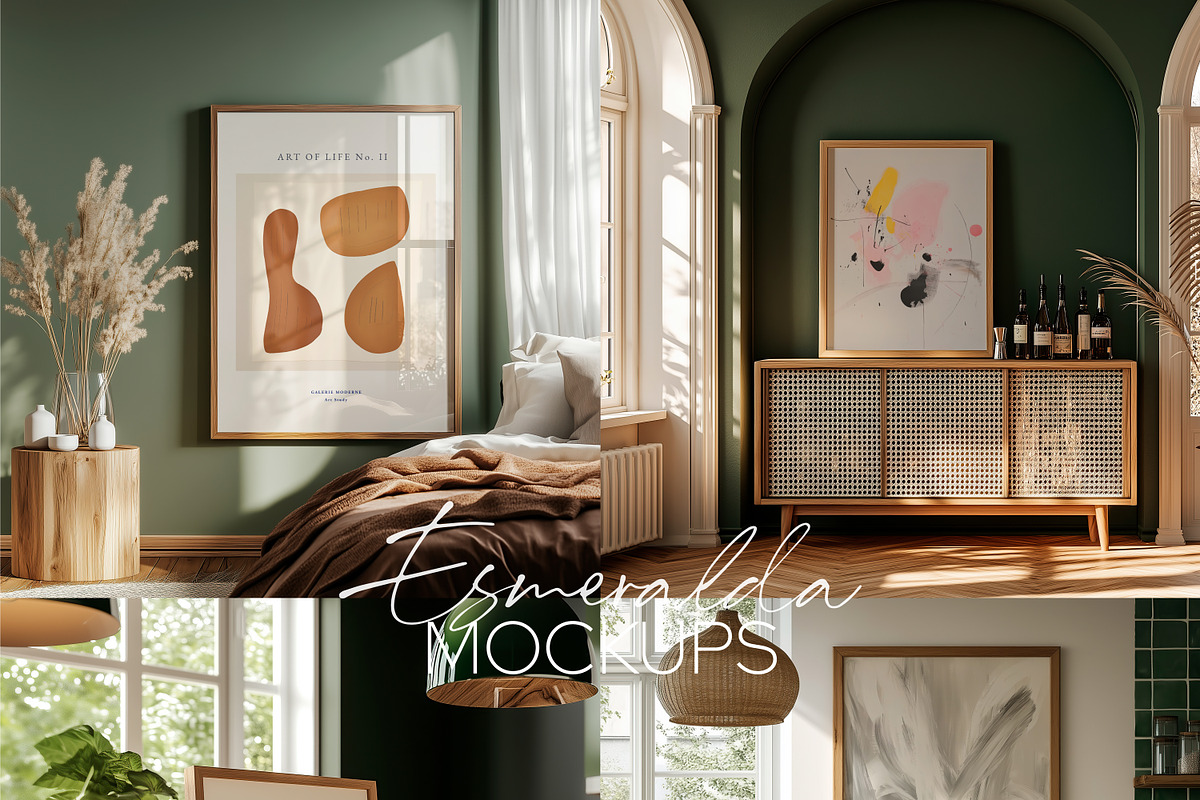 ESMERALDA | Frame mockup set, a Household Mockup by SCHÉRI (Photo 6 of 14)