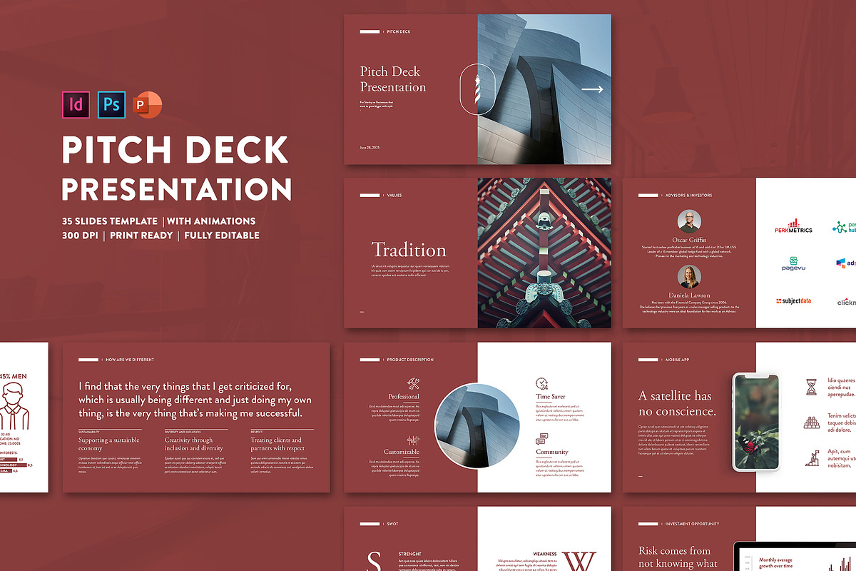 Pitch Deck Powerpoint Presentation, a Presentation Template by Andre28 (Photo 10 of 10)