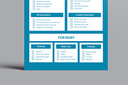 Hospital Bag Checklist, a Stationery Template by MightyDesign (Thumbnail 3 of 8)