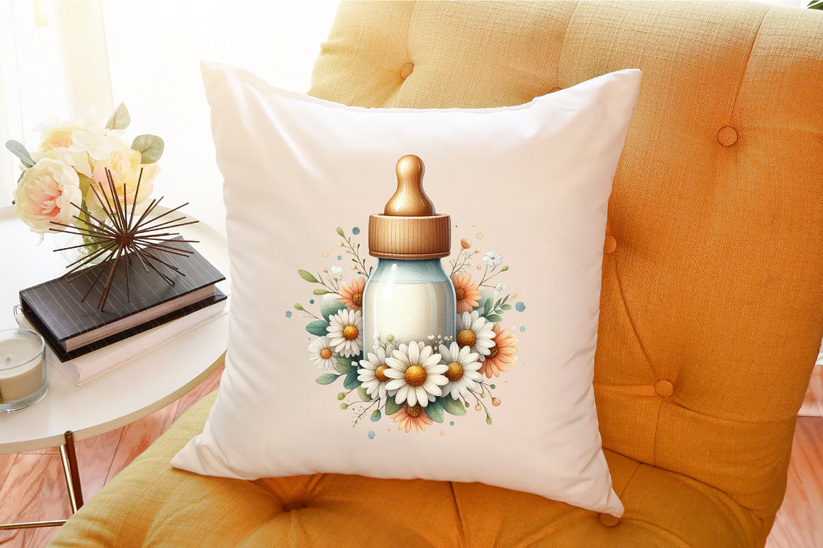 Watercolor Boho Baby Clipart, an Illustration by Sublimation Artist (Photo 6 of 6)