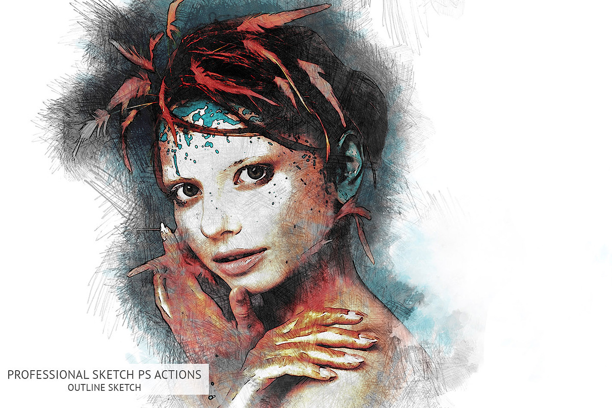 Professional Sketch Photoshop Action, an Action Add-On by FixThePhoto (Photo 8 of 37)