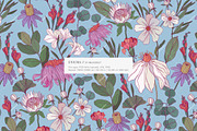 Elegant Floral Patterns: Botanical, a Pattern Graphic by likorbut (Thumbnail 5 of 21)
