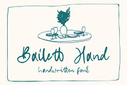 Bailett Hand - Handwritten Font, a Script Font by Prioritype Co (Thumbnail 1 of 10)