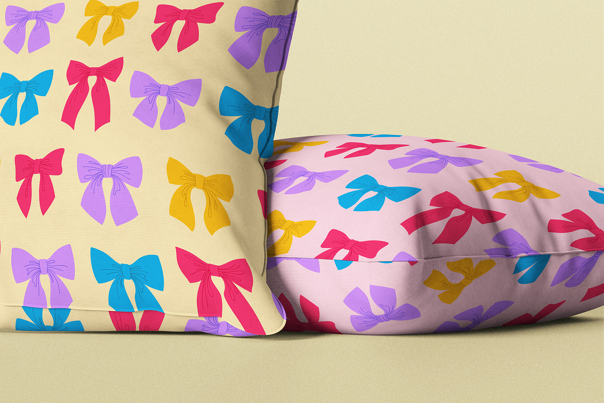 Ribbon bows cute elegant cartoon set, a Decorative Illustration by Neliakott ♥ (Photo 4 of 11)