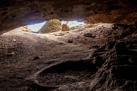 Milodon Cave near Puerto Natales, Pa
