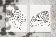 Woman Minimal Line Art Collection, an Illustration by velychko.ua (Thumbnail 12 of 18)