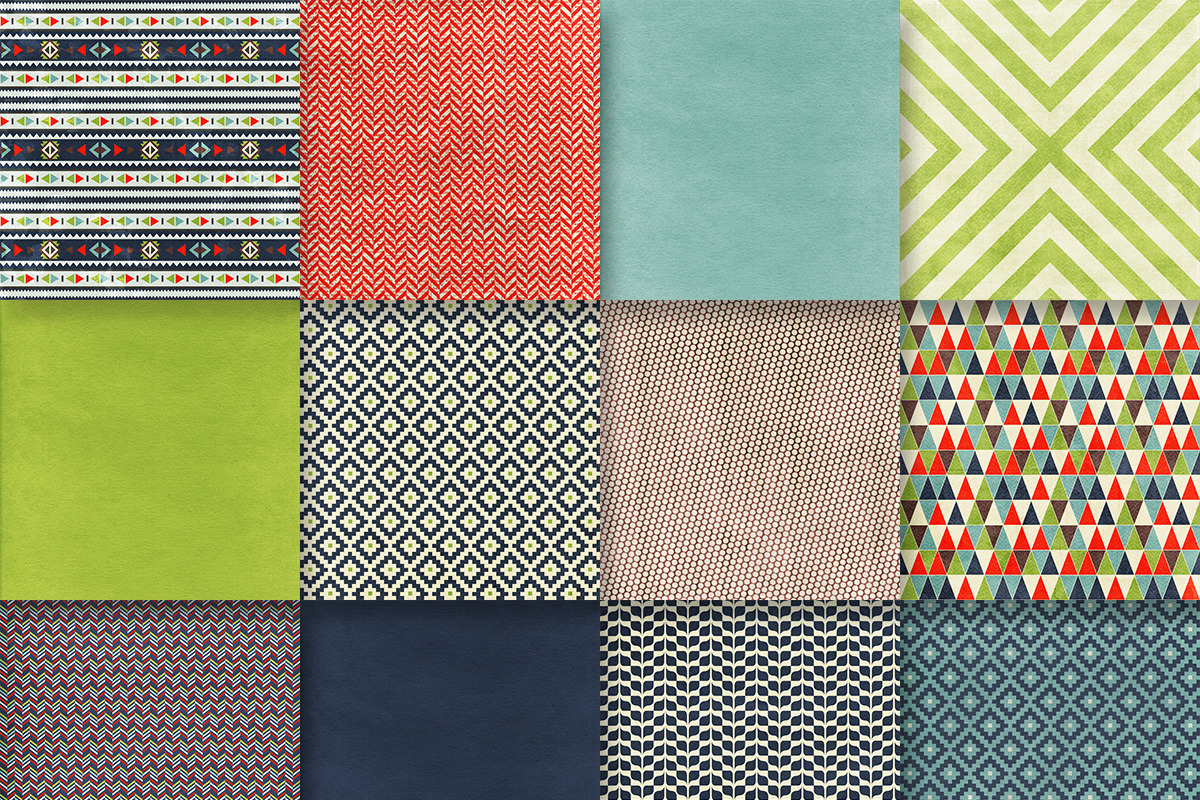 Background Paper Kit 26, a Pattern Graphic by Mod Paperie (Photo 2 of 2)
