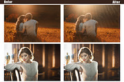 55 Gold floating dust, Photo overlay, a Layer Style Add-On by OverlayBox (Thumbnail 2 of 4)