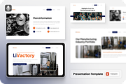 Manufacturing Industry Powerpoint, a Presentation Template by SquidPixey (Thumbnail 1 of 6)