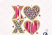 XOXO Valentine Day Heart Brushstroke, an Illustration by Creative Art (Thumbnail 1 of 6)