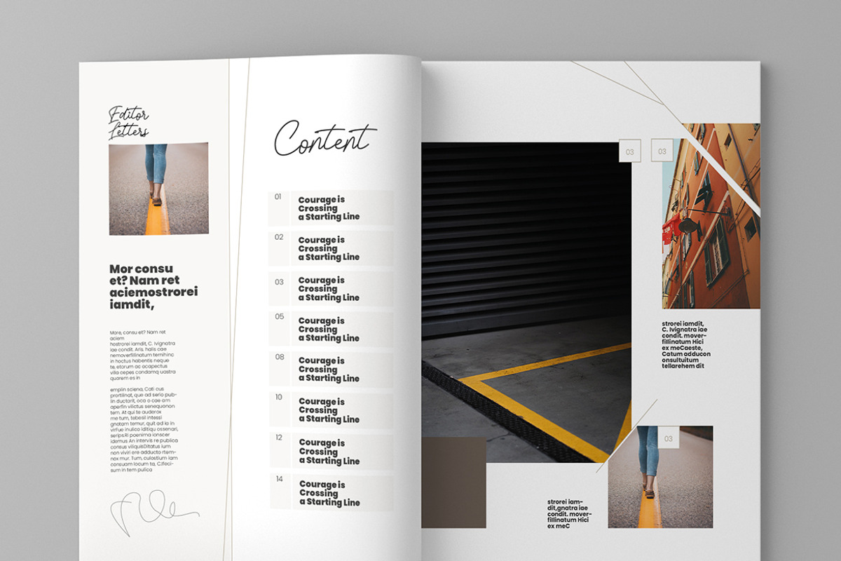 Linemag - Magazine Template, a Magazine Template by inspirasign