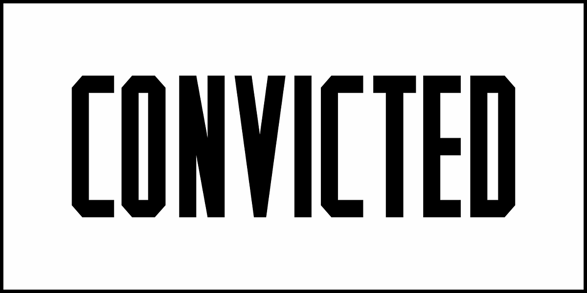 Convicted JNL, a Sans Serif Font by Jeff Levine Fonts (Photo 2 of 5)